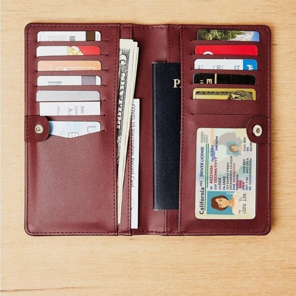 Lark & Ives Collectibles Continental Snap Wallet - Picture 3 of 8